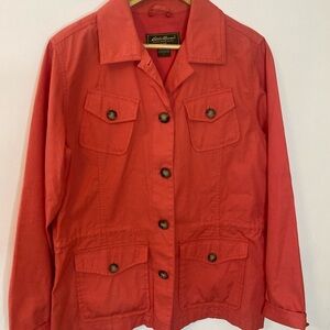 Eddie Bauer Red Utility Jacket